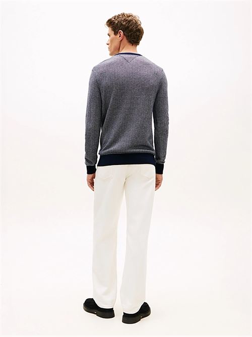 pima ctn cash herringbone crew TOMMY HILFIGER | MW0MW4131900A4